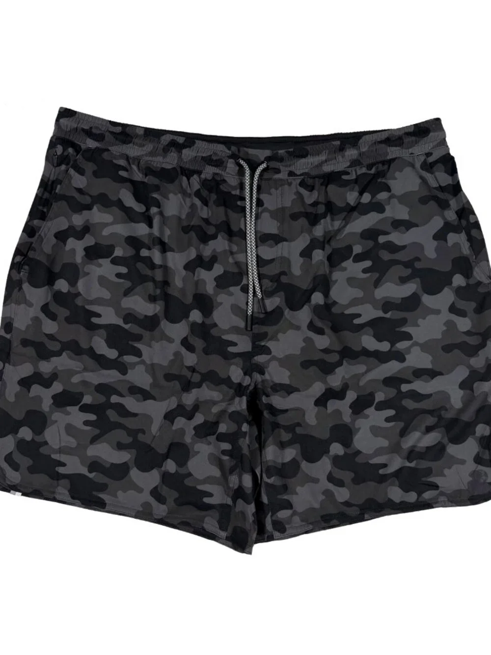 NWT Rhoback Men's The Regiments Gym Shorts Grey Camo Lined Athletic XXL